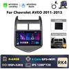 StarTech Chevrolet Aveo 2011-2013 - Autoradio Android 2-DIN RK4 CAM - Touchscreen da 22,9 cm - CarPlay e Android Auto - Navigazione GPS - Wi-Fi, Bluetooth - 6 GB di RAM + 128 GB di ROM - FM/RDS, DSP, 4×45 W - Grigio