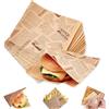 ZYETGH 18 x 18CM Carta Alimentare, 100 Fogli Sacchetti per Hamburger Carta Oleata per Alimenti Sacchetti Per Hamburger Sacchetti per Panini Patatine Fritte Sacchettis Alimenti Panini di Hamburgers