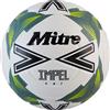 Mitre Impel One 24 - Pallone da calcio adulto, bianco/nero/foglia salvia, 5