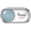 Pupa Vamp! Ombretto Wet&Dry 306 Bon-ton Blue Ombretto Altamente Pigmentato con Applicatore 1 gr Polvere Compatta