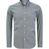 Lacoste Camicia M/L Quadretto Piccolo Azzurro Base Bianca Uomo