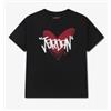 Jordan Jdg Heart Sketch T-Shirt M/M Nera Junior Bimba