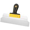 QWORK® Spatole per Stucco 350 mm, Frattazzo Rasatura per Stucco in Acciaio Inox con Maniglia Ergonomica