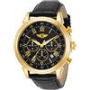 Invicta I By Invicta - Orologio da Uomo in Acciaio Inossidabile con Movimento al Quarzo - 44 mm, Oro/Nero