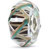 Trollbeads - Charm in Argento 925, Perle in Vetro, Multicolore - TGLBE-10410