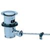 hansgrohe Set di scarico con tirante per miscelatore lavabo e bidet, chiusura per lavabi e bidet standard con troppopieno, tappo di scarico in ottone, cromo, 94139000