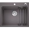BLANCO ETAGON 6 524530 Lavello da Cucina in Granito per Basi di Lavello con Larghezza di 60 cm, SILGRANIT, Grigio