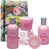 L'Erbolario L' Erbolario - 3 ROSA - Confezione Regalo in Scatola Originale (Bagnoschiuma 250ml, Crema Corpo 200ml, Profumo 50ml,Sapone 100gr)
