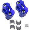 Adsspro Universale moto 1-1/8 (28 mm) 7/8 (22 mm) CNC alluminio manubrio manubrio rialzi regolabili Fat Bar Morsetti di montaggio per EXC KLX KXF YZF CRF XR SX SXF YZ Moto Motocross Dirt Pit Bike