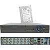 RVT DVR 16 Canali HARD DISK 1 TERA Full HD 2 MP IP 5 MP Ibrido AHD CVI TVI CVBS
