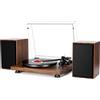 Mersoco HiFi - Giradischi Bluetooth USB, giradischi con altoparlante, impianto stereo co