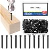 Glarks Kit di 150 chiodi in acciaio per mattoni da 30 mm, chiodi in acciaio al carbonio nero, chiodi di finitura, chiodi per appendere quadri, chiodi in legno, chiodi in cemento per cartongesso e pino
