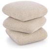 Andrea Bizzotto Pouf Antara Effetto Bouclè H45 cm Beige