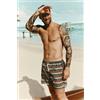 Intimissimi Costume Boxer Mare Reversibile Stampa Multicolore Rosso Rosso