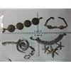 artigianale 1 bracciale metal pendenti perle pietre scegli artigianale vintage bracelet b14