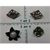 artigianale 1 spilla metallo o strass perle plexy italy artigianale vintage brooch b12