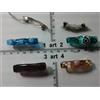 artigianali 1 fermacapelli vetro e murrine murano glass artigianale vintage clips hairh b99