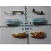 artigianali 1 fermacapelli vetro e murrine murano glass artigianale vintage clips hairh b99