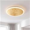 Licht-Erlebnisse Lampada a soffitto LED dimmerabile oro nero 3 livelli alluminio soggiorno camera da letto luce neutra 3500 K 24 W Ø40 cm antiabbagliamento moderna