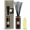 ESTEBAN Vaso diffusore profumo casa NEROLI 100 ml a bacchette con vaso vetro