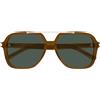 Saint Laurent Occhiali da Sole SL 545 004 Marrone/Verde Donna 58/16/145