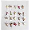 Archifreunde 100 x Modell Stehende Sitzende Figuren Menschen Handbemalt 1:200 Spur Z