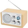 DENVER Radio analogica AM/FM Legno chiaro