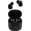 Tnb T'nB - Auricolare Bluetooth senza fili, cancellazione passiva del rumore fino a 24 ore di ascolto, in-ear con controllo a sfioramento, indicatore di carica, microfono integrato, sportivo - nero