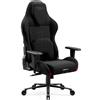 Diablo Chairs Diablo X.One Prime sedia da gioco sedia da ufficio sedia da scrivania con funzione di raffreddamento, dimensioni normali, colore nero