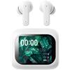 Bolaris, TWS LCD Auricolari Bluetooth 5.4 ANC con cancellazione del rumore modello Seoul, bianco