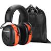 OEM Cuffie di protezione dell'udito, riduzione del rumore di 25 dB, 40 ore di autonomia, Bluetooth 50, arancione