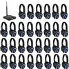 Retekess TA004 Cuffie wireless Silent Disco, per TV, 3 canali, audio stereo hi-fi, 200 m, controllo del volume, per sportivi, anziani, giocatori