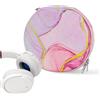 OEM Cuffie con cancellazione del rumore, marmo rosa, custodia rigida