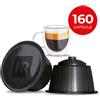 NeroRistretto 160 Capsule Cialde Caffe 100% Compatibili NESCAFE DOLCE GUSTO miscela RISTRETTO