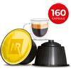NeroRistretto 160 Capsule Cialde Caffe Compatibili NESCAFE DOLCE GUSTO miscela PURO ARABICA