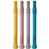 Denash Giocattoli in Paglia per la Dentizione del Bambino, Tubi per Dentizione Cavi Morbidi, Facili da Pulire per Neonati (Colore misto)