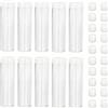 Generic Tubi Per Monete Tubi Per Monete, Tubo Per Monete Rotondo in Plastica Trasparente da 5 Centesimi Supporti Per Tubi Per Monete da 5 Centesimi Trasparenti Per Forniture Per La Raccolta di Monete Rotoli