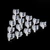 Buyweek 100 clip per innesto in plastica, 1 x 1,6 x 1,7 cm, clip per trapianto per verdure pomodori