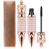 KlsyChry 4D Silk Fiber Lash Mascara, Eye Makeup Sparkling Pearl Diamond Mascara, Thicker and Longer, Voluminous Eyelashes, Natural Waterproof Smudge-Proof, No Clumping, Adds Length, Depth and Glamour (Black)