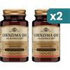 Solgar Bipacco 2x30 capsule vegetali Solgar Coenzima Q10 integratore antiossidante