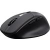 Trust Zevo Mouse Wireless Ricarica Ultra Rapida, Bluetooth + 2.4GHz, Nero