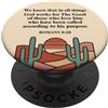 Faith & Purpose Bible Verse Romani 8:28 Versetto della Bibbia Christian Faith Desert PopSockets PopGrip Adesivo
