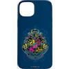 Harry Potter Custodia per iPhone 15 Plus Harry Potter Neon Hogwarts Shield with Motto