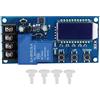 Walfront Modulo di Controllo della Carica DC 6V-60V Scheda di Protezione della Batteria al Litio Controlla Automaticamente il Display LCD(XY-L30A)
