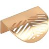 TopHomer Maniglia per porta a tirare, 60mm*44mm a forma di foglia, maniglie per cassetti per armadio da cucina, pomelli in metallo, maniglie decorative per mobili