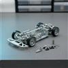 Telaio in Metallo per Auto RC 1/28 Alta Precisione Chassis 4WD per Auto da