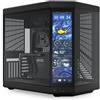 HYTE Y70 TOUCH INFINITE PITCH BLACK CASE MIDI TOWER DISPLAY IPS TOUCH 2.5K VETRO