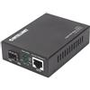 Intellinet 508216 convertitore multimediale di rete 1000 Mbit/s Nero