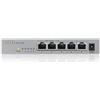 ZYXEL MG-105 - Switch Unmanaged 5 porte MultiGigabit 2.5Gb Chassis metallo Desktop - M