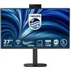 PHILIPS MONITOR 27 LED IPS QHD 16:9 4MS 350 CDM, PIVOT, USB-C, WEBCAM, DP/HDMI,